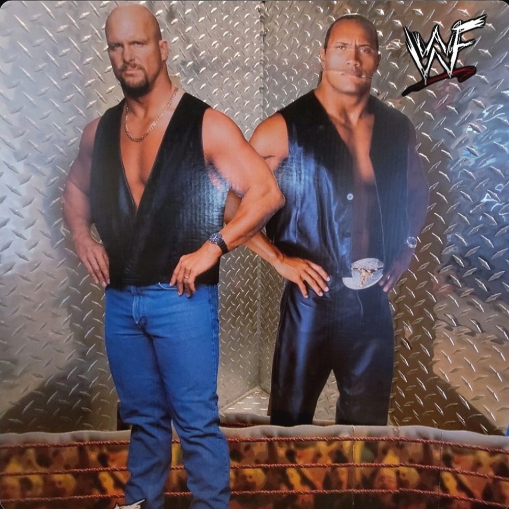 Rare Vintage Wwe/wwr Mini Standies